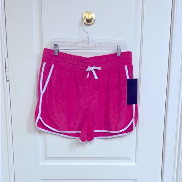 90 Degree By Reflex Pants - 90 Degree By Reflex Pink Towel Terry Shorts